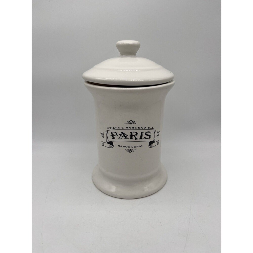 Etienne Marceau Paris 64 Rue Lepic Canister With Lid Designpac Black